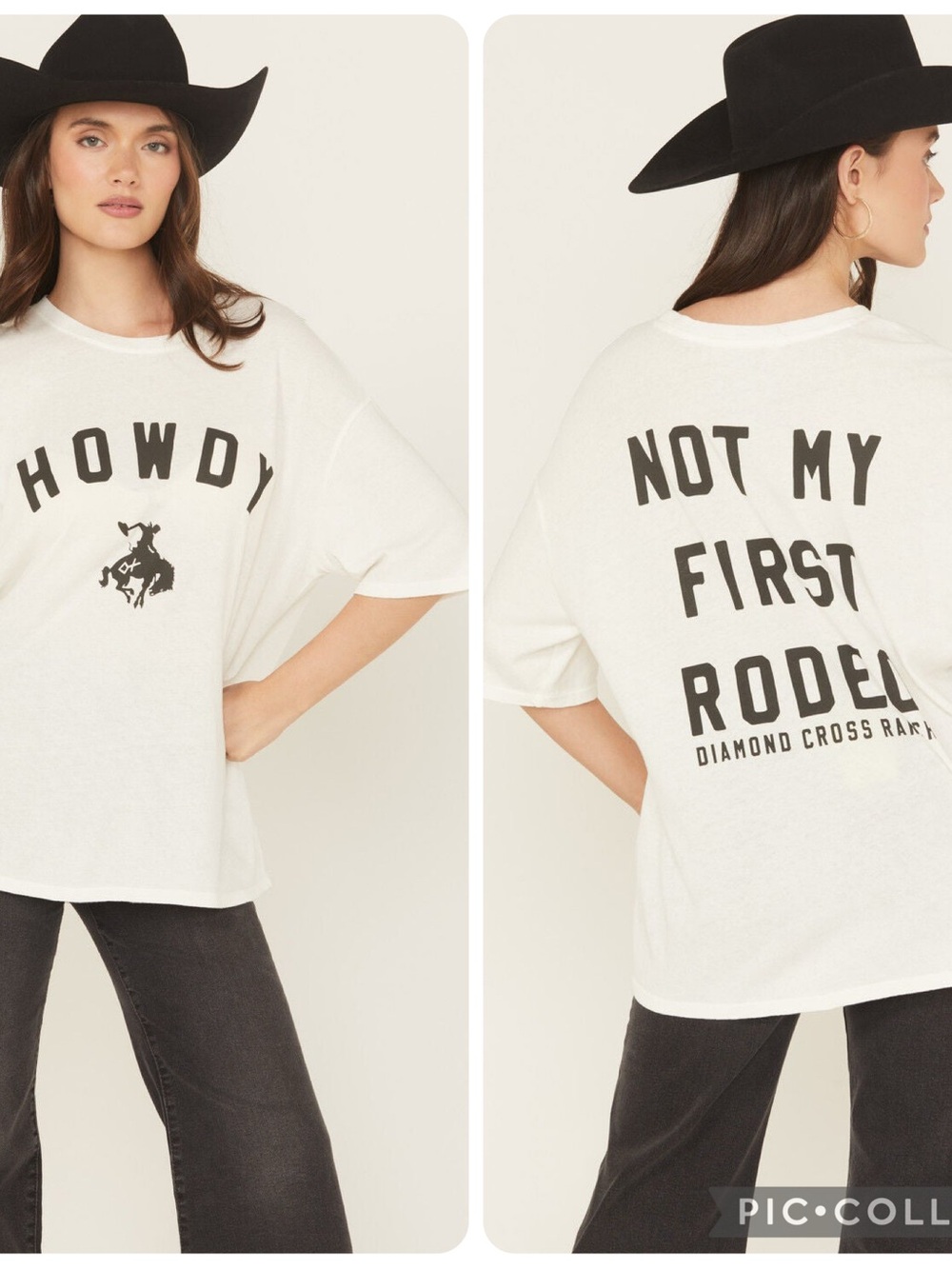 Z Supply Diamond Cross Ranch Howdy Not My First Rodeo Short Sleeve Graphic Tee